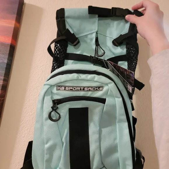 KG Sport Sack Dog Carrier Backpack - Light Blue - Picture 6 of 9